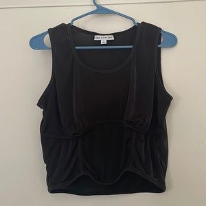 Corset Style Stretch Tank by And Now This